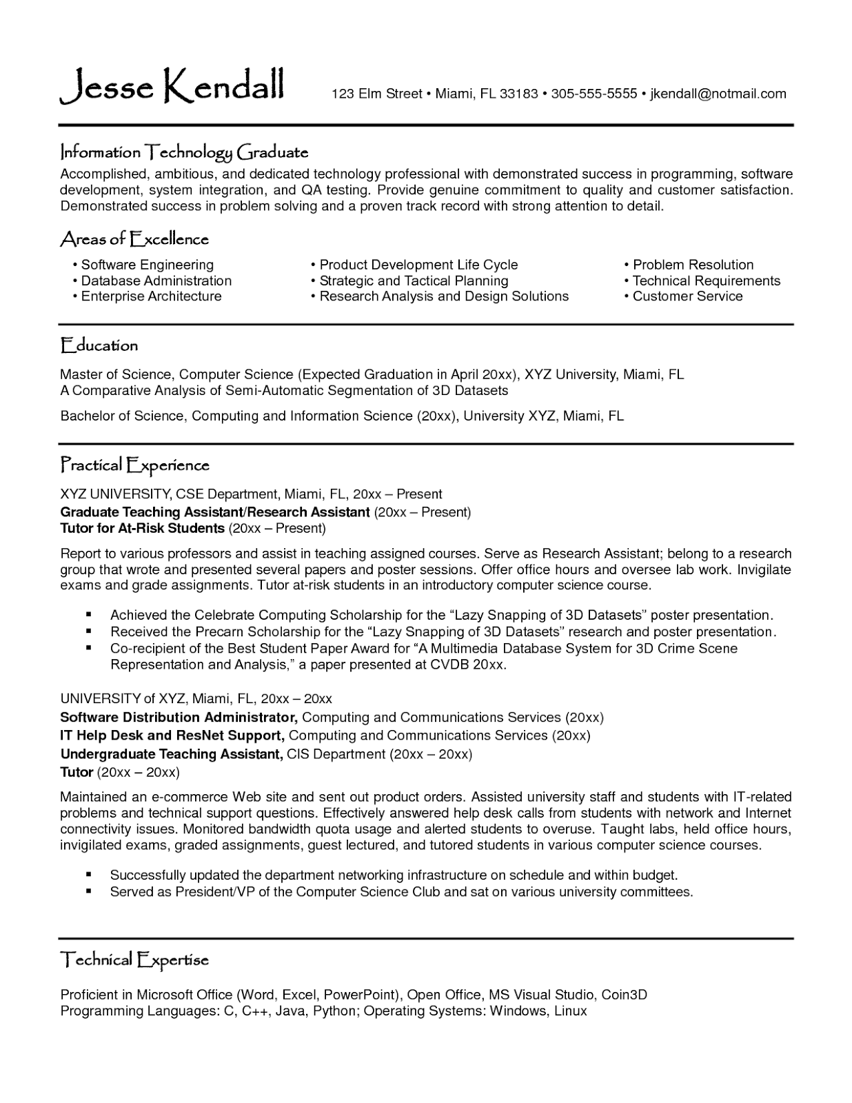 Sample 2l resume